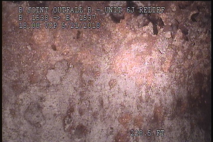 Surface Spalling, from 09 to 03 o'clock, within 8 inches of joint: YES, Start - DEEPER BLISTERING