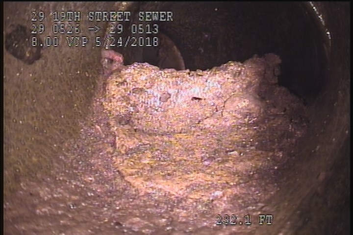 Tap Factory Made Defective, at 02 o'clock, -, within 8 inches of joint: YES, 6" - Open-POSSIBLE GROUT
