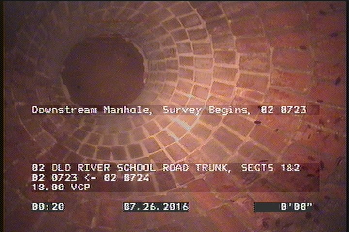 Downstream Manhole, Survey Begins - 02 0723