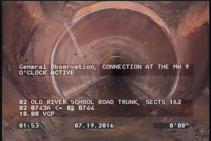 General Observation - CONNECTION AT THE MH 9 O'CLOCK ACTIVE