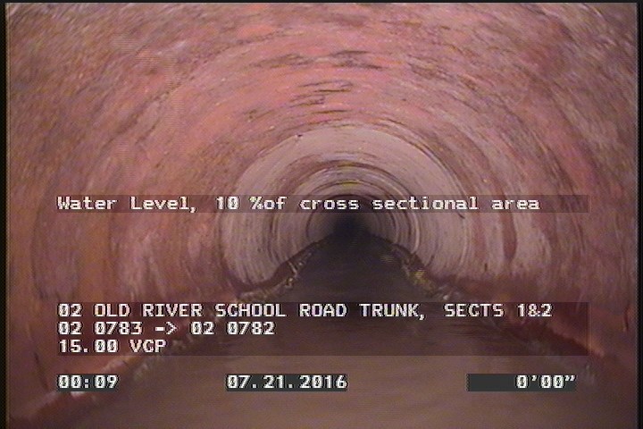 Water Level, 10 %of cross sectional area