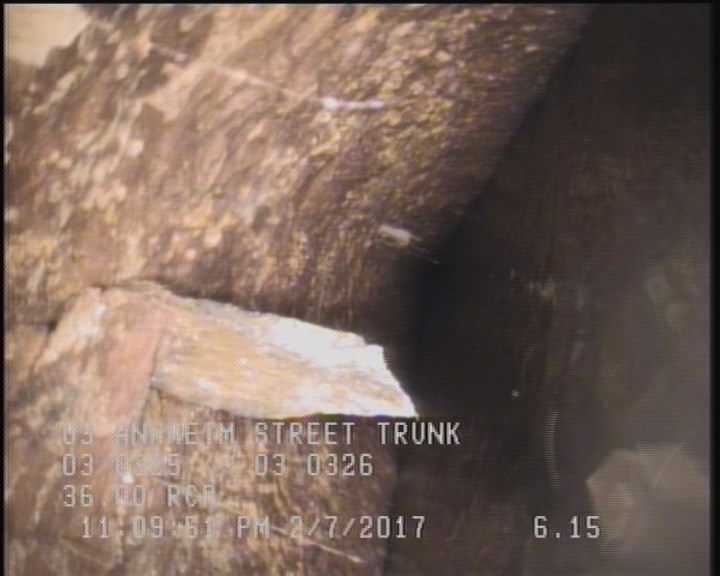 Survey Abandoned - SEVERE DEBRIS NOT VISIBLE