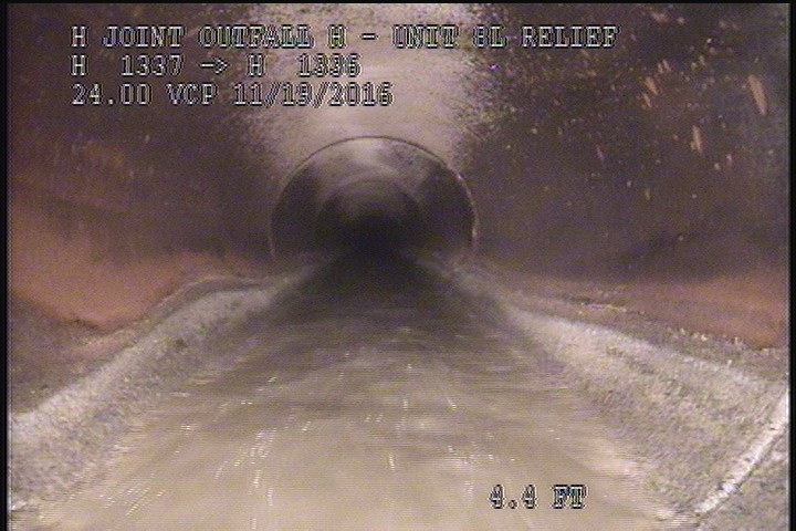 General Observation - THIN WHITE SUBSTANCE ON PIPE