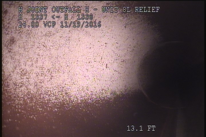 General Observation - THIN WHITE SUBSTANCE ON PIPE