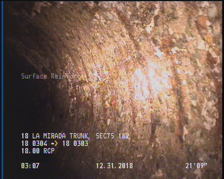 Surface Reinforcement Visible, from 09 to 03 o'clock, within 8 inches of joint: YES, Start