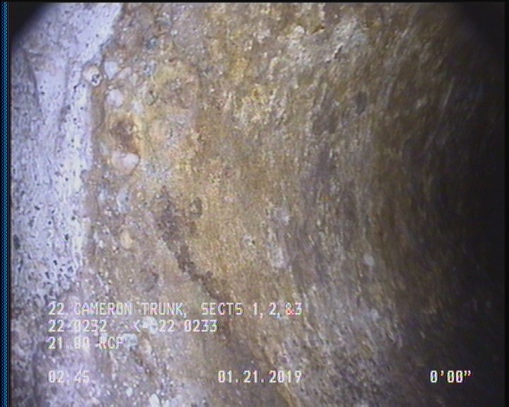 Surface Aggregate Projecting, from 08 to 04 o'clock, within 8 inches of joint: YES, Start
