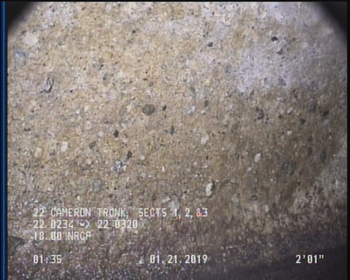 Surface Aggregate Projecting, from 09 to 03 o'clock, within 8 inches of joint: YES, Start