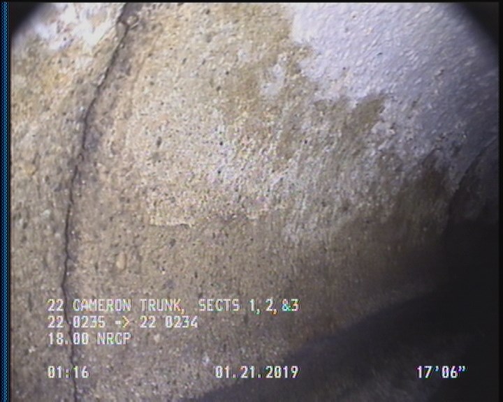 Surface Spalling, from 08 to 04 o'clock, within 8 inches of joint: YES, Start