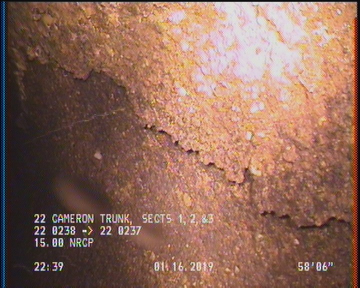 Surface Spalling, from 09 to 03 o'clock, within 8 inches of joint: YES, Start