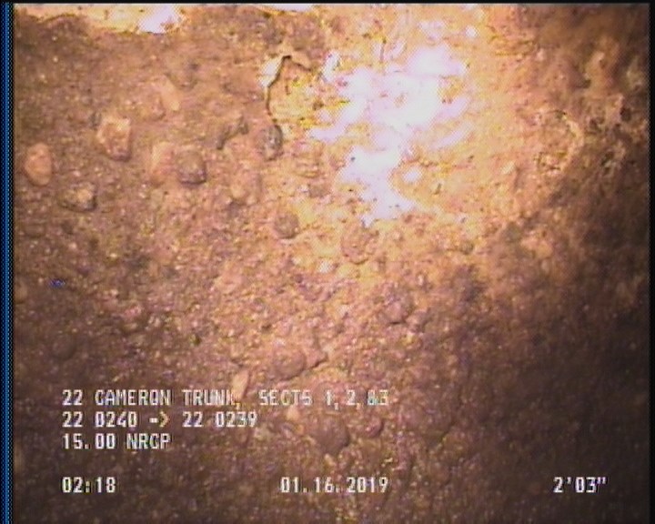 Surface Aggregate Projecting, from 08 to 04 o'clock, within 8 inches of joint: YES, Start