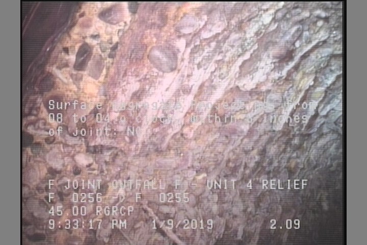 Surface Aggregate Projecting, from 08 to 04 o'clock, within 8 inches of joint: NO