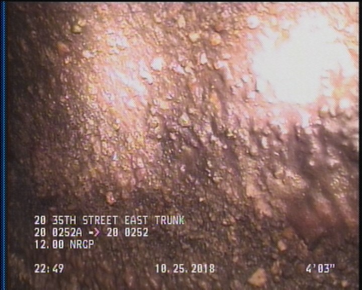 Surface Aggregate Projecting, from 09 to 03 o'clock, within 8 inches of joint: YES, Start