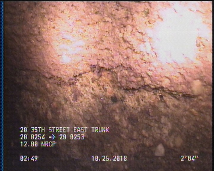 Surface Spalling, from 09 to 03 o'clock, within 8 inches of joint: YES, Start