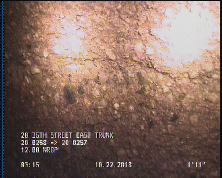 Surface Aggregate Projecting, from 09 to 03 o'clock, within 8 inches of joint: YES, Start