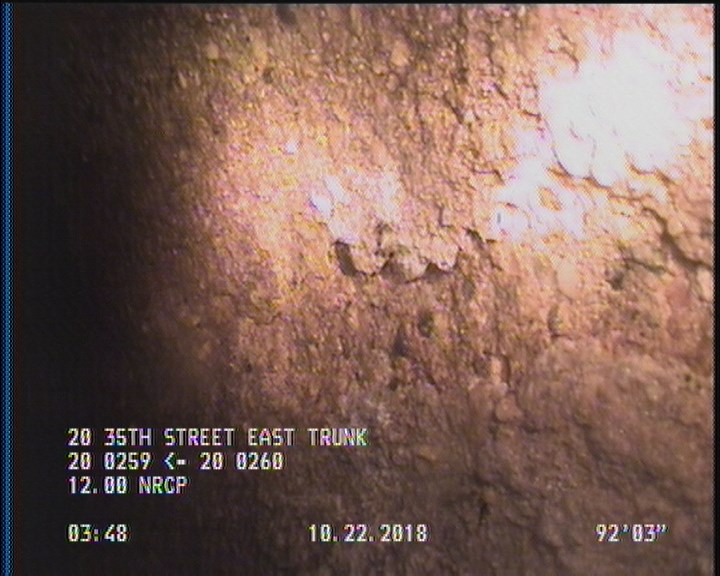 Surface Spalling, from 09 to 03 o'clock, within 8 inches of joint: YES, Start