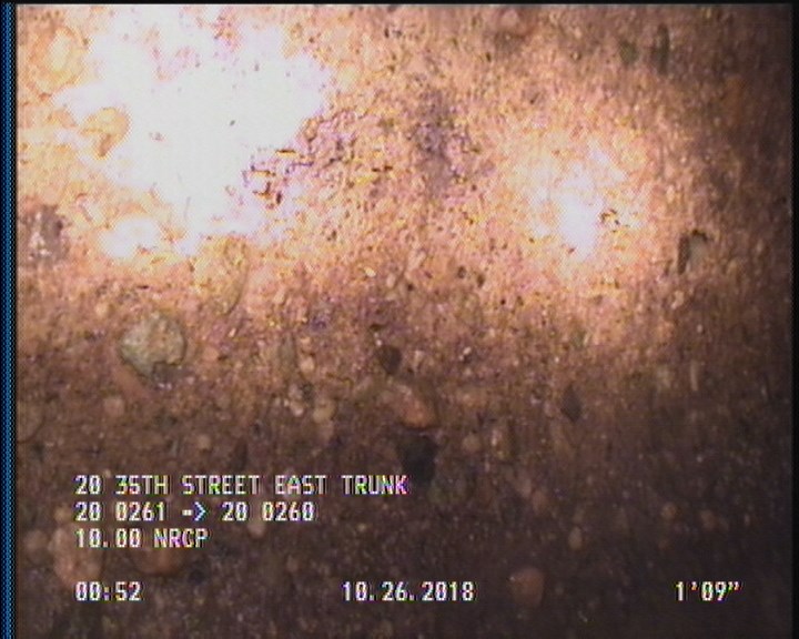 Surface Aggregate Projecting, from 09 to 03 o'clock, within 8 inches of joint: YES, Start