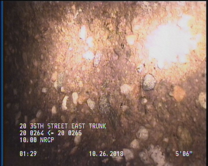 Surface Aggregate Projecting, from 09 to 03 o'clock, within 8 inches of joint: YES, Start