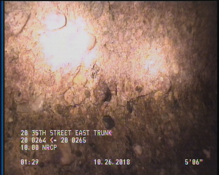 Surface Spalling, from 09 to 03 o'clock, within 8 inches of joint: YES, Start