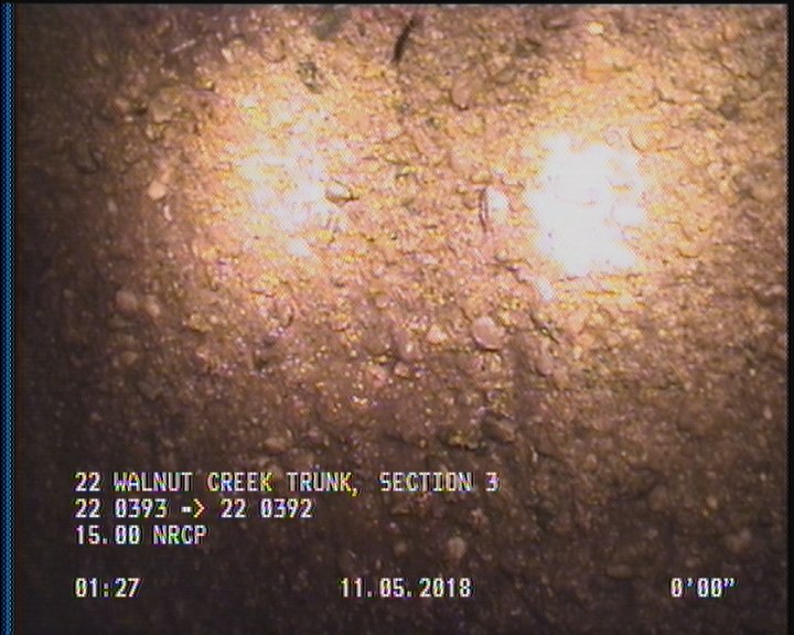 Surface Aggregate Projecting, from 08 to 04 o'clock, within 8 inches of joint: YES, Start