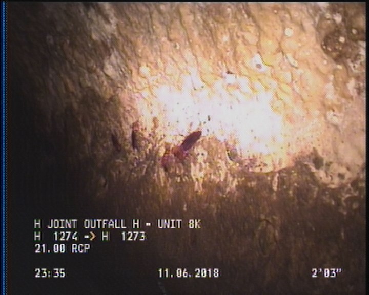 Surface Spalling, from 09 to 03 o'clock, within 8 inches of joint: YES, Start