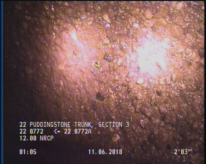 Surface Aggregate Projecting, from 08 to 04 o'clock, within 8 inches of joint: YES, Start