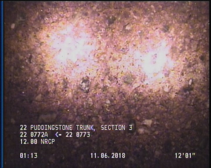 Surface Aggregate Projecting, from 08 to 04 o'clock, within 8 inches of joint: YES, Start