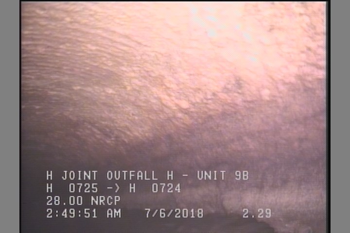 Surface Aggregate Visible, from 07 to 05 o'clock, within 8 inches of joint: YES, Start