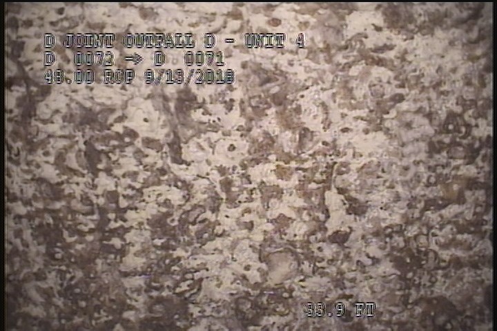 Surface Reinforcement Visible, from 08 to 04 o'clock, within 8 inches of joint: YES, Start