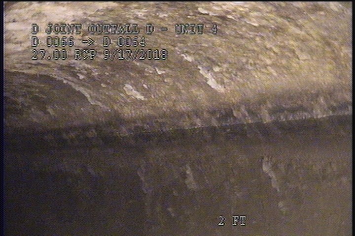 Surface Spalling, from 08 to 04 o'clock, within 8 inches of joint: YES