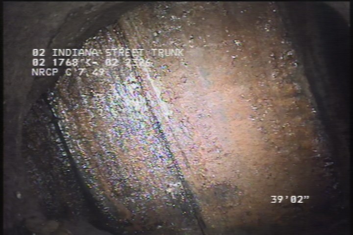 Upstream Manhole, Survey Ends - 4:45AM-STOPLOG IN PLACE