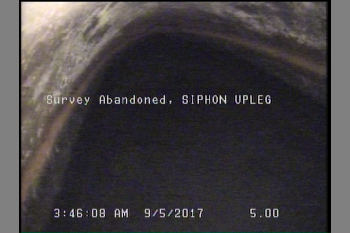 Survey Abandoned - SIPHON UPLEG