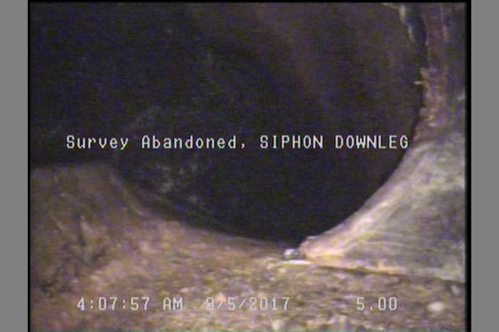 Survey Abandoned - SIPHON DOWNLEG