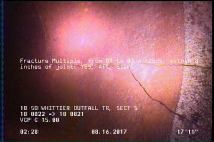 Fracture Multiple, from 09 to 03 o'clock, within 8 inches of joint: YES, 4ft, Start