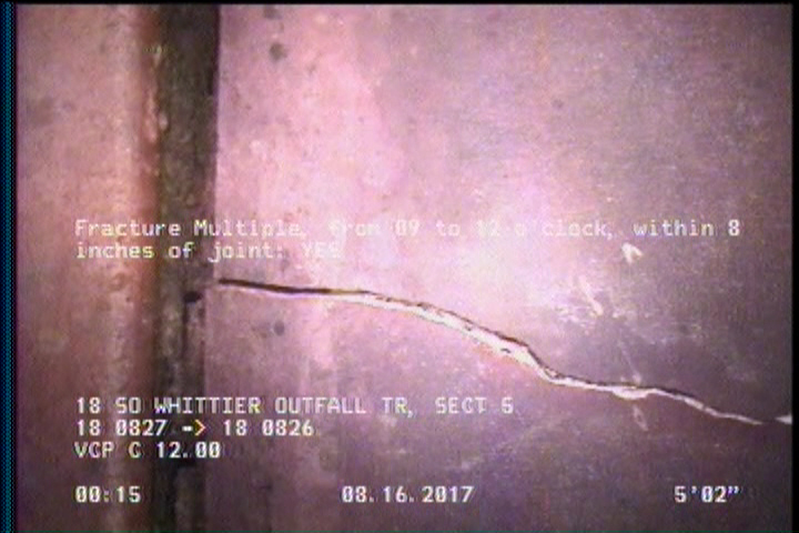 Fracture Multiple, from 09 to 12 o'clock, within 8 inches of joint: YES