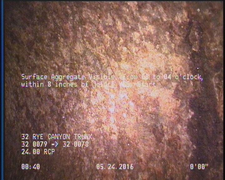 Surface Roughness Increased, from 08 to 04 o'clock, within 8 inches of joint: YES, Start