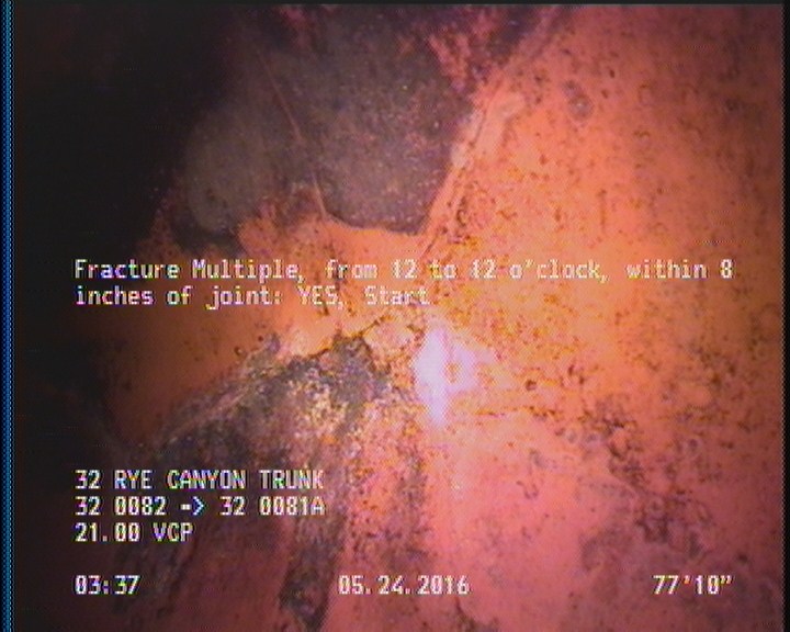Fracture Multiple, from 12 to 12 o'clock, within 8 inches of joint: YES, Start