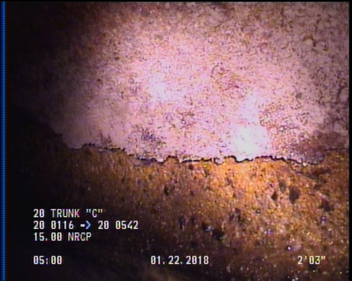 Surface Spalling, from 07 to 05 o'clock, within 8 inches of joint: YES, Start