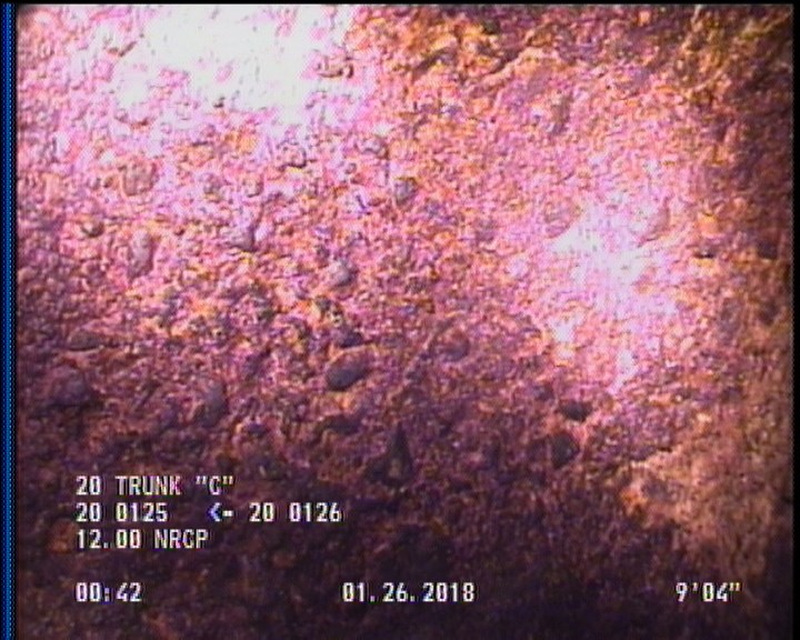 Surface Aggregate Projecting, from 08 to 04 o'clock, within 8 inches of joint: YES, Start