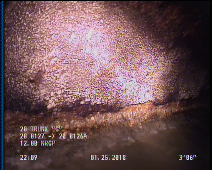 Surface Spalling, from 08 to 04 o'clock, within 8 inches of joint: YES, Start