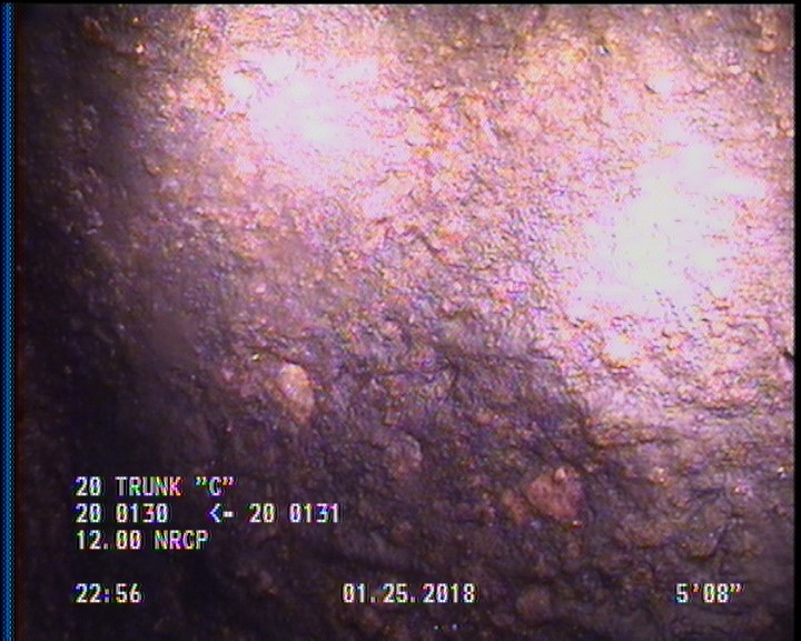 Surface Aggregate Projecting, from 08 to 04 o'clock, within 8 inches of joint: YES, Start