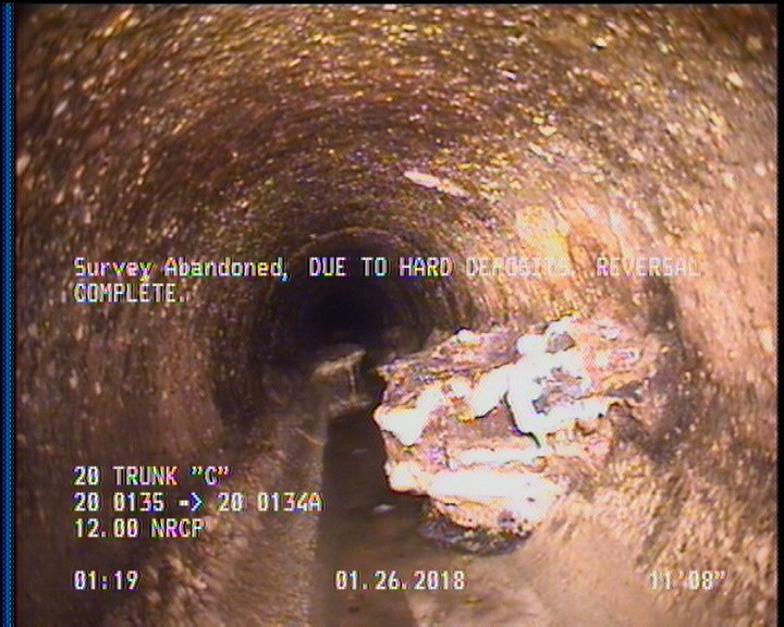 Survey Abandoned - DUE TO HARD DEPOSITS. REVERSAL COMPLETE.