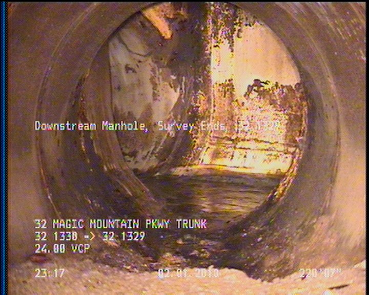 Downstream Manhole, Survey Ends - 32 1329
