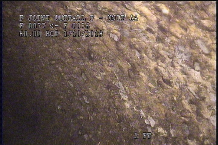 Surface Spalling, from 08 to 04 o'clock, within 8 inches of joint: YES