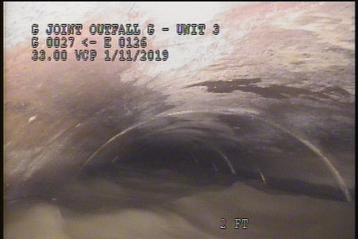 Surface Spalling, from 08 to 04 o'clock, within 8 inches of joint: YES