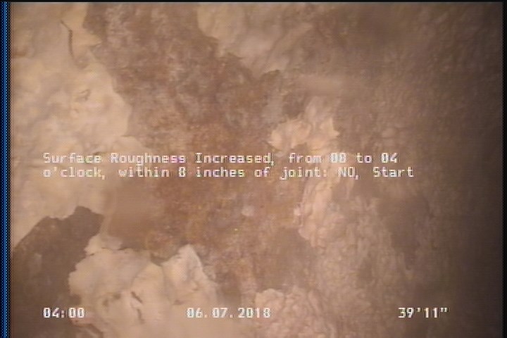 Surface Roughness Increased, from 08 to 04 o'clock, within 8 inches of joint: NO, Start
