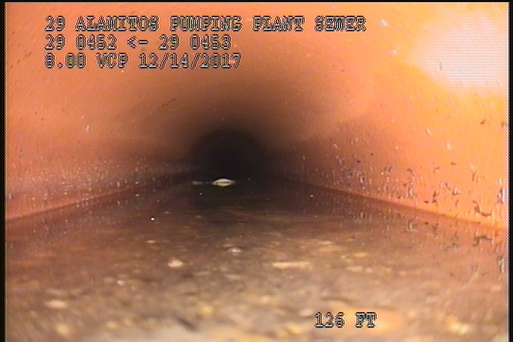 Water Level, Sag in pipe, 20 %of cross sectional area
