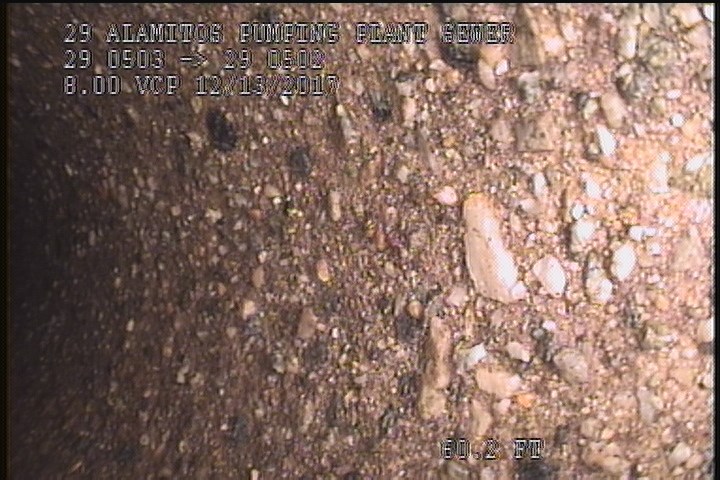 Surface Aggregate Projecting, from 07 to 05 o'clock, within 8 inches of joint: YES, Start - SEVERE AGG SPORATIC