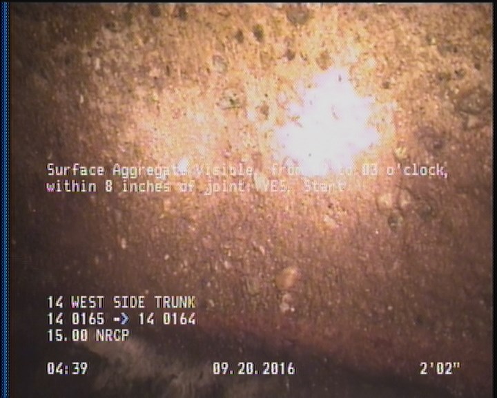 Surface Aggregate Visible, from 09 to 03 o'clock, within 8 inches of joint: YES, Start