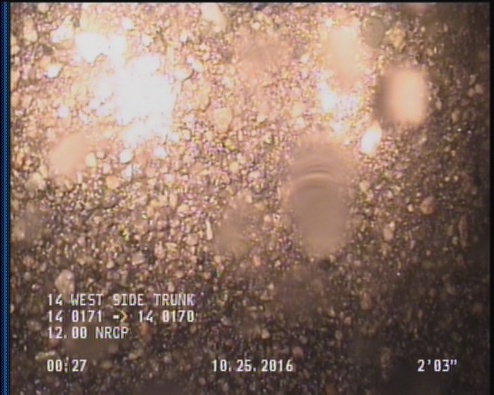 Surface Aggregate Projecting, from 09 to 03 o'clock, within 8 inches of joint: YES, Start