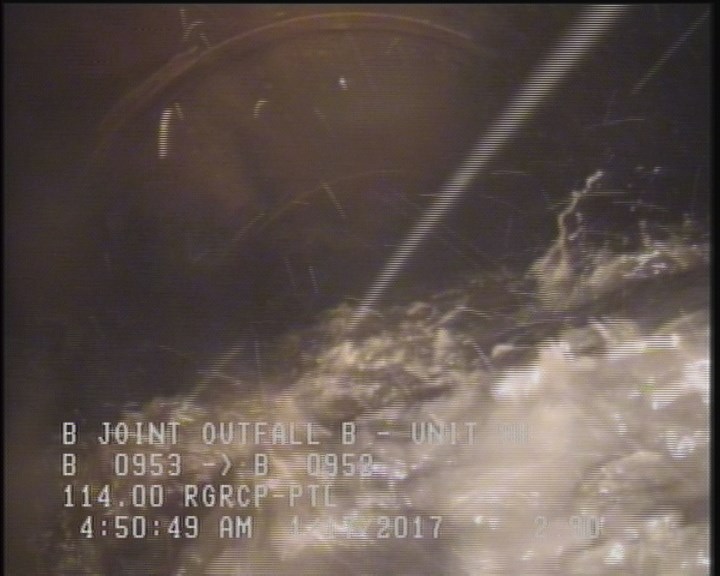 Survey Abandoned - DOWN LEG OF THE U/S SIPHON